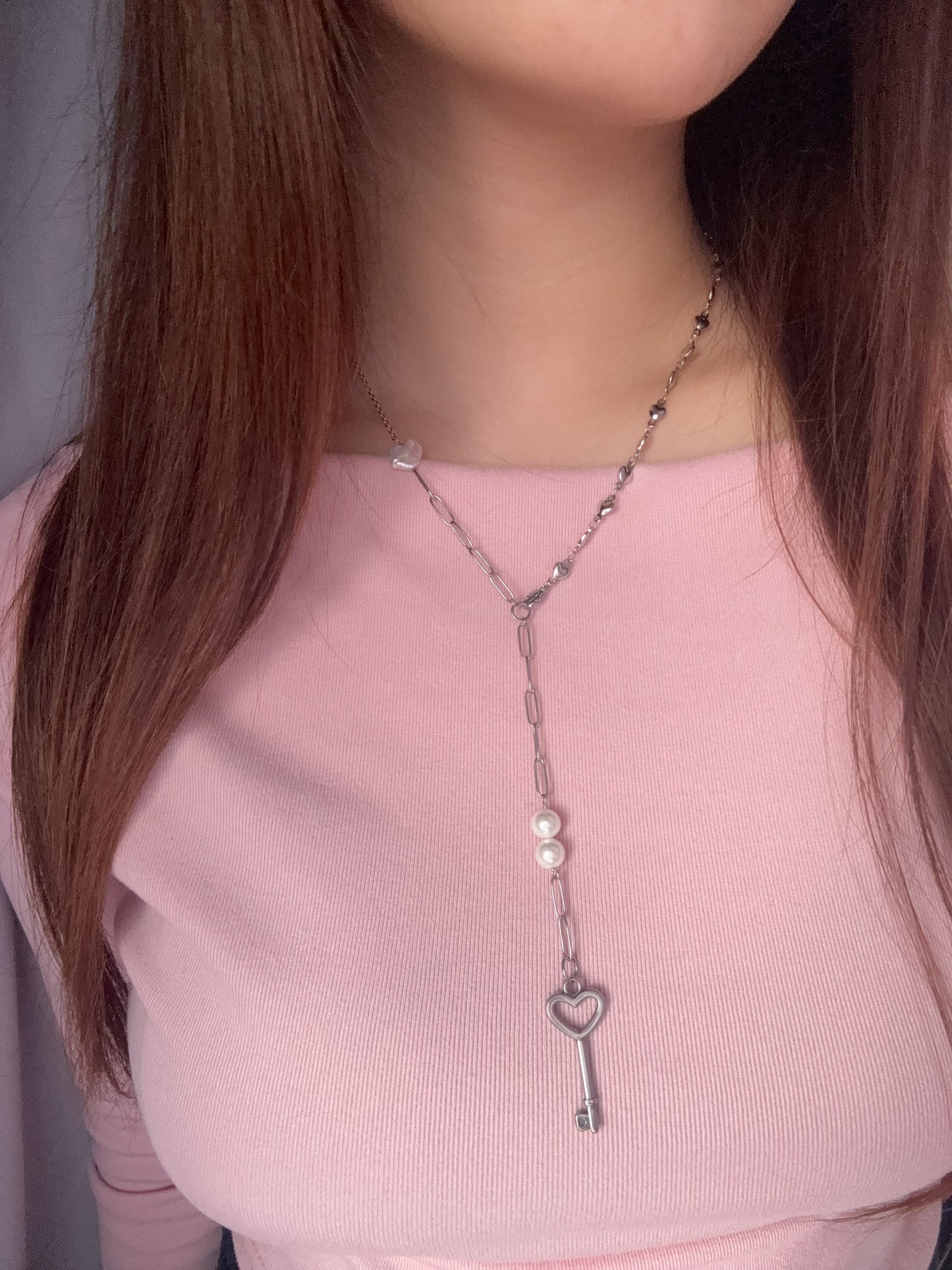 Key to your heart necklace