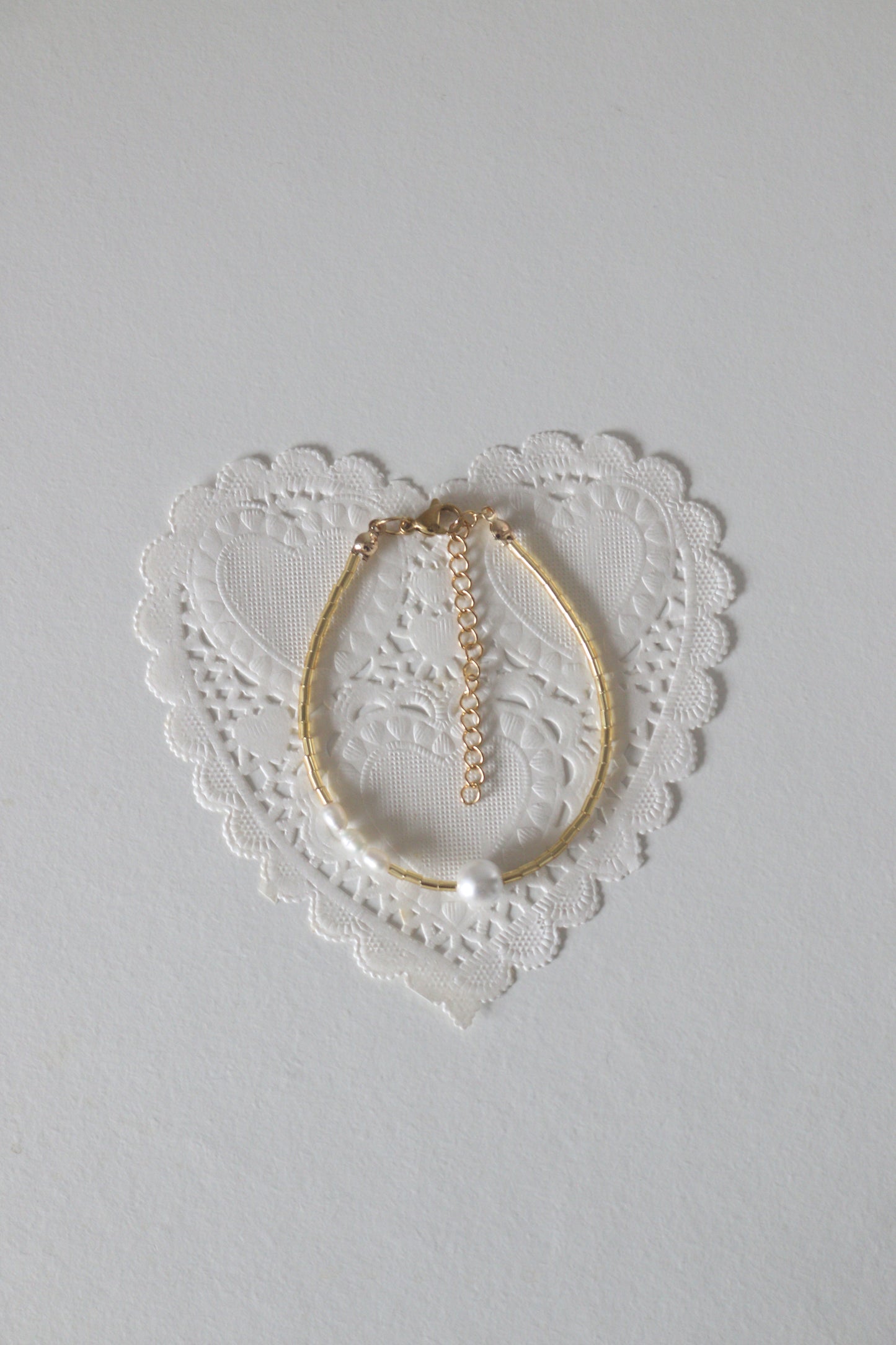 luna shell pearls bracelet