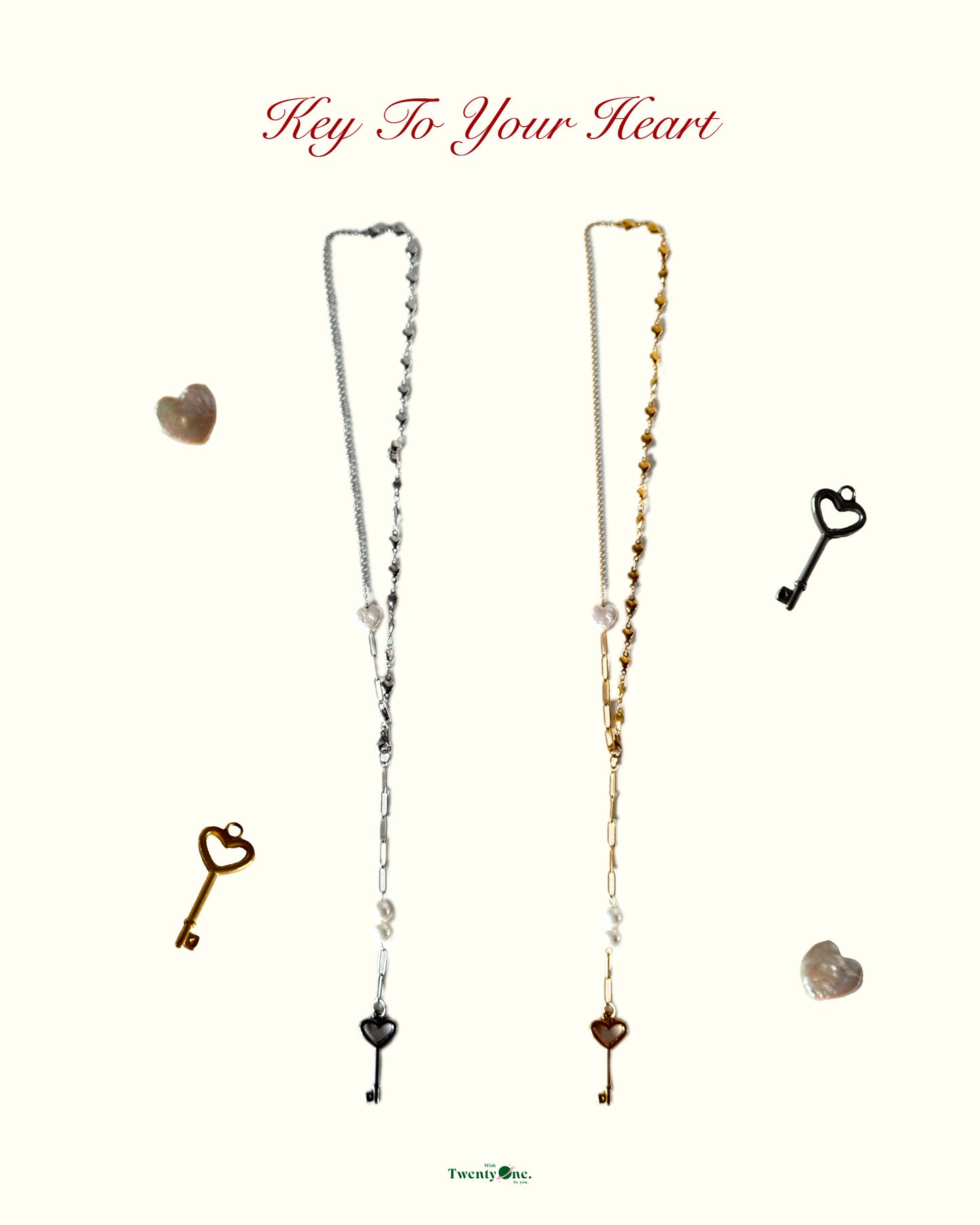 Key to your heart necklace