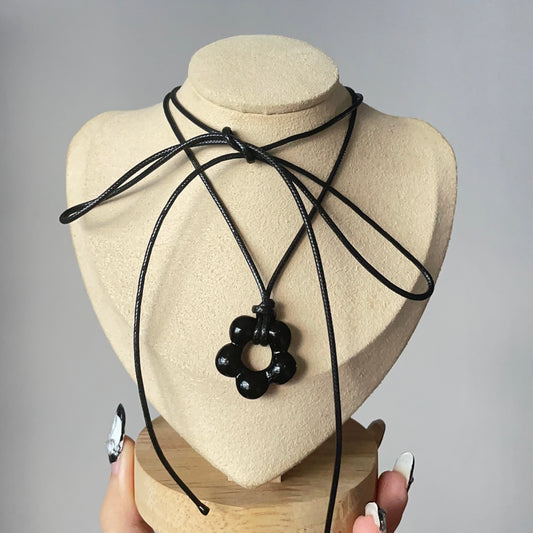 Fleur wrap necklace