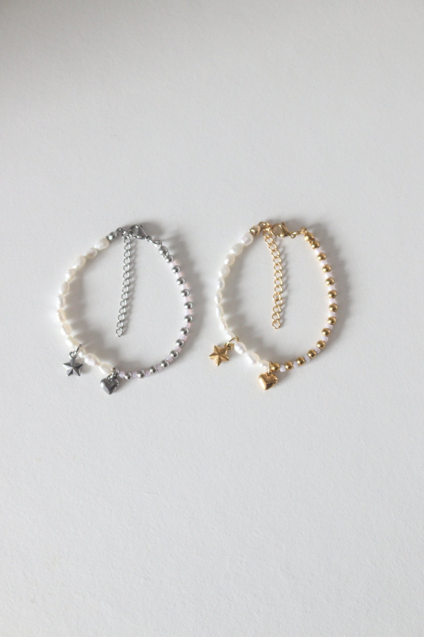 lustre half half bracelet