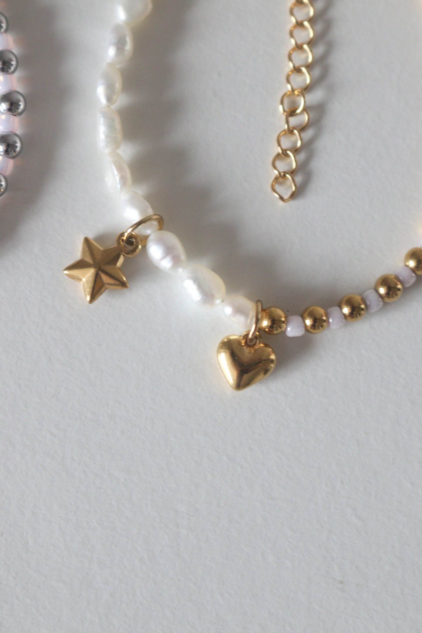 lustre half half bracelet