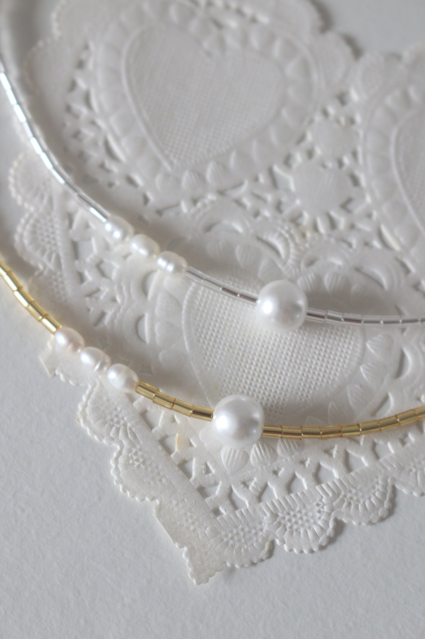 luna shell pearls necklace