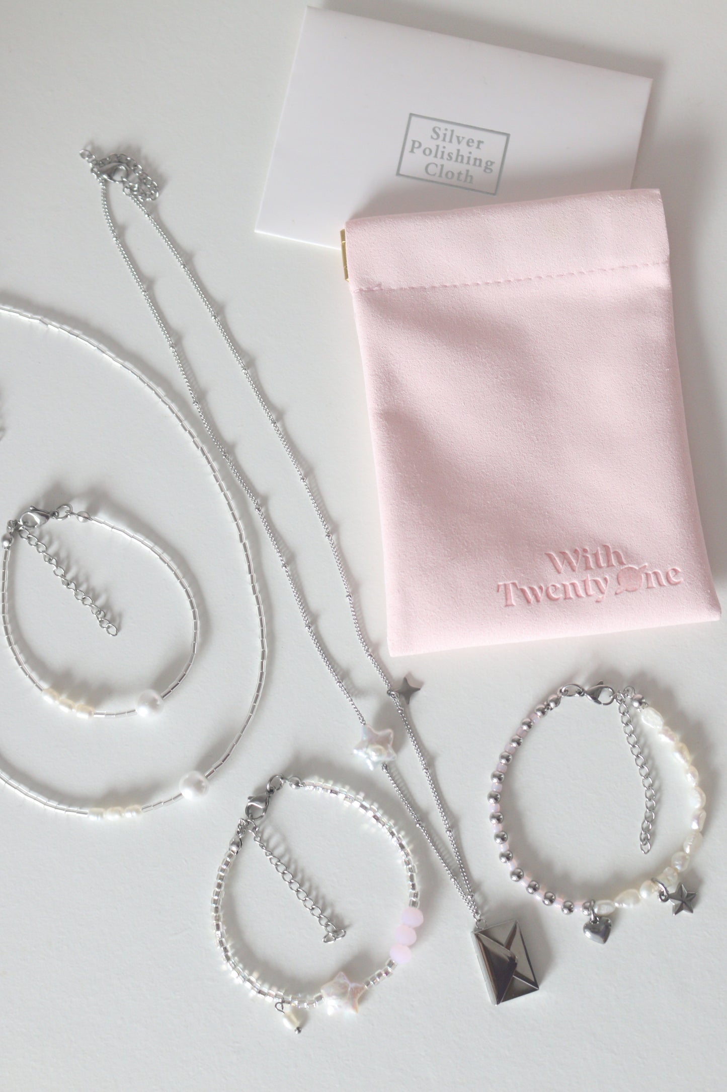 lustre half half bracelet