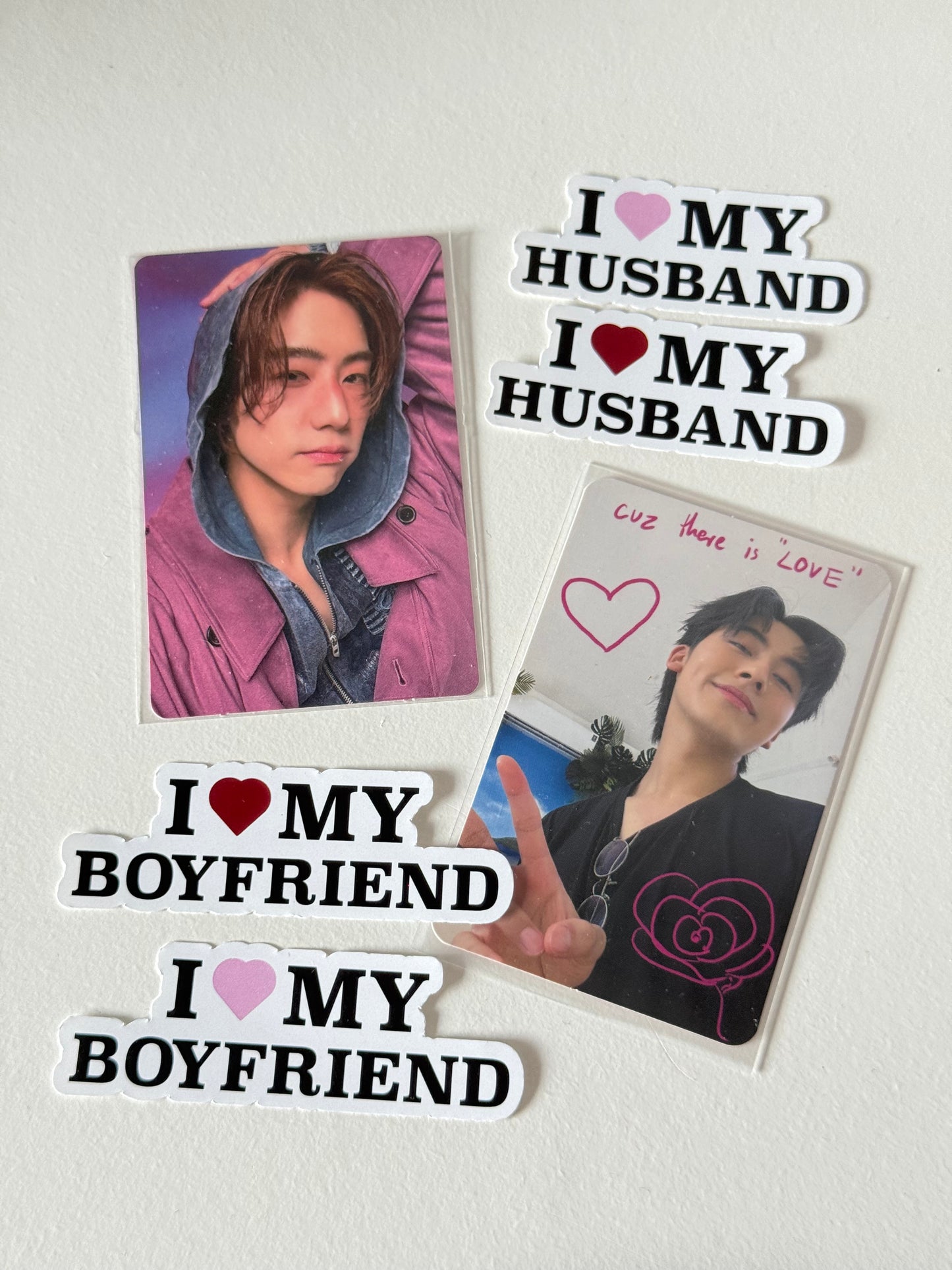 'I love my' sticker pack