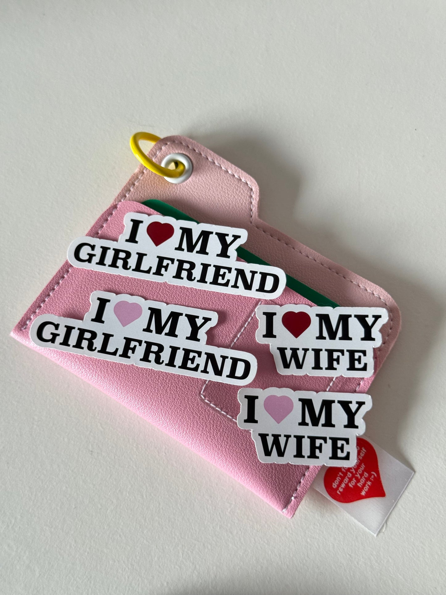 'I love my' sticker pack