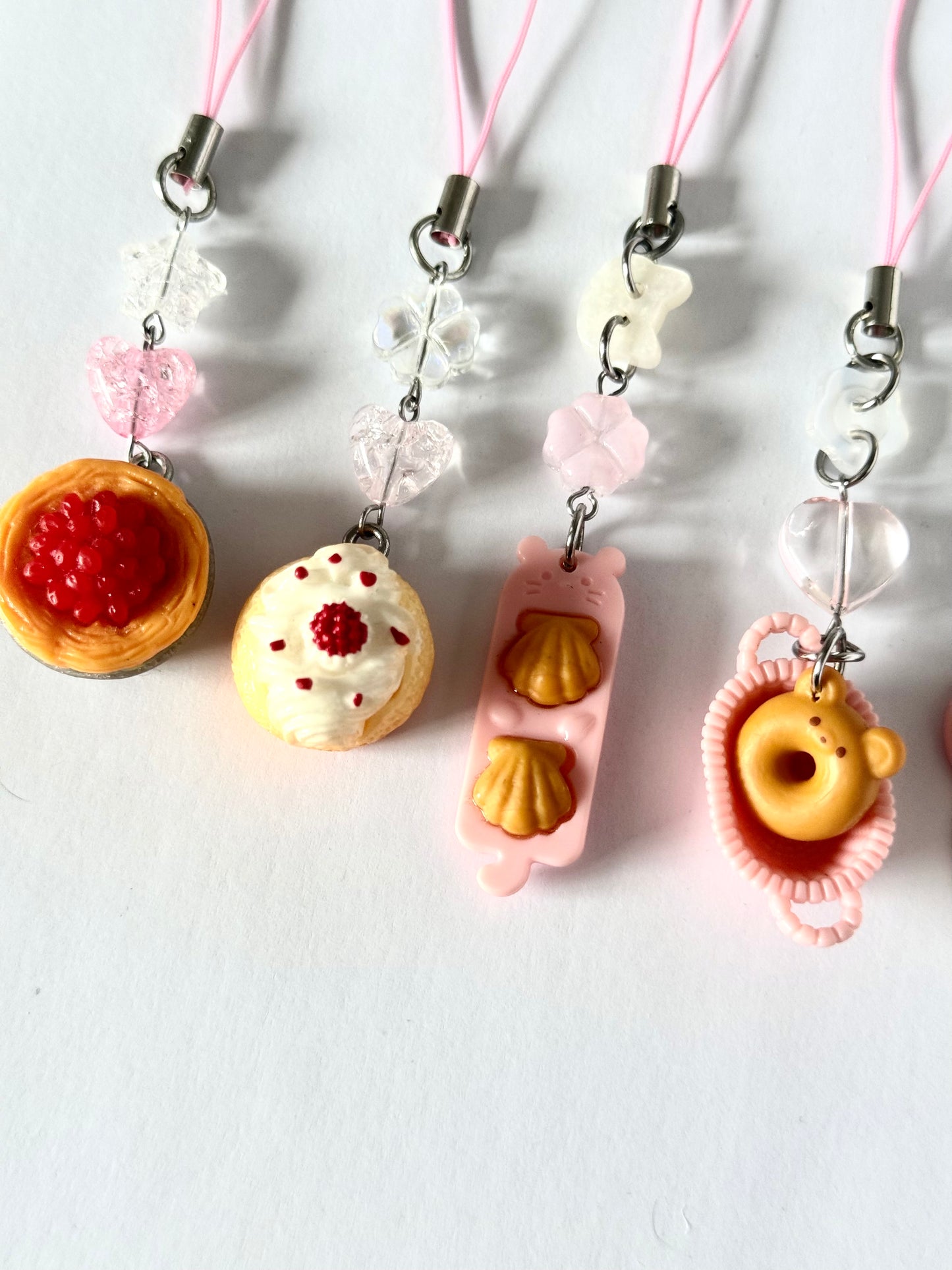 mini food phone charms