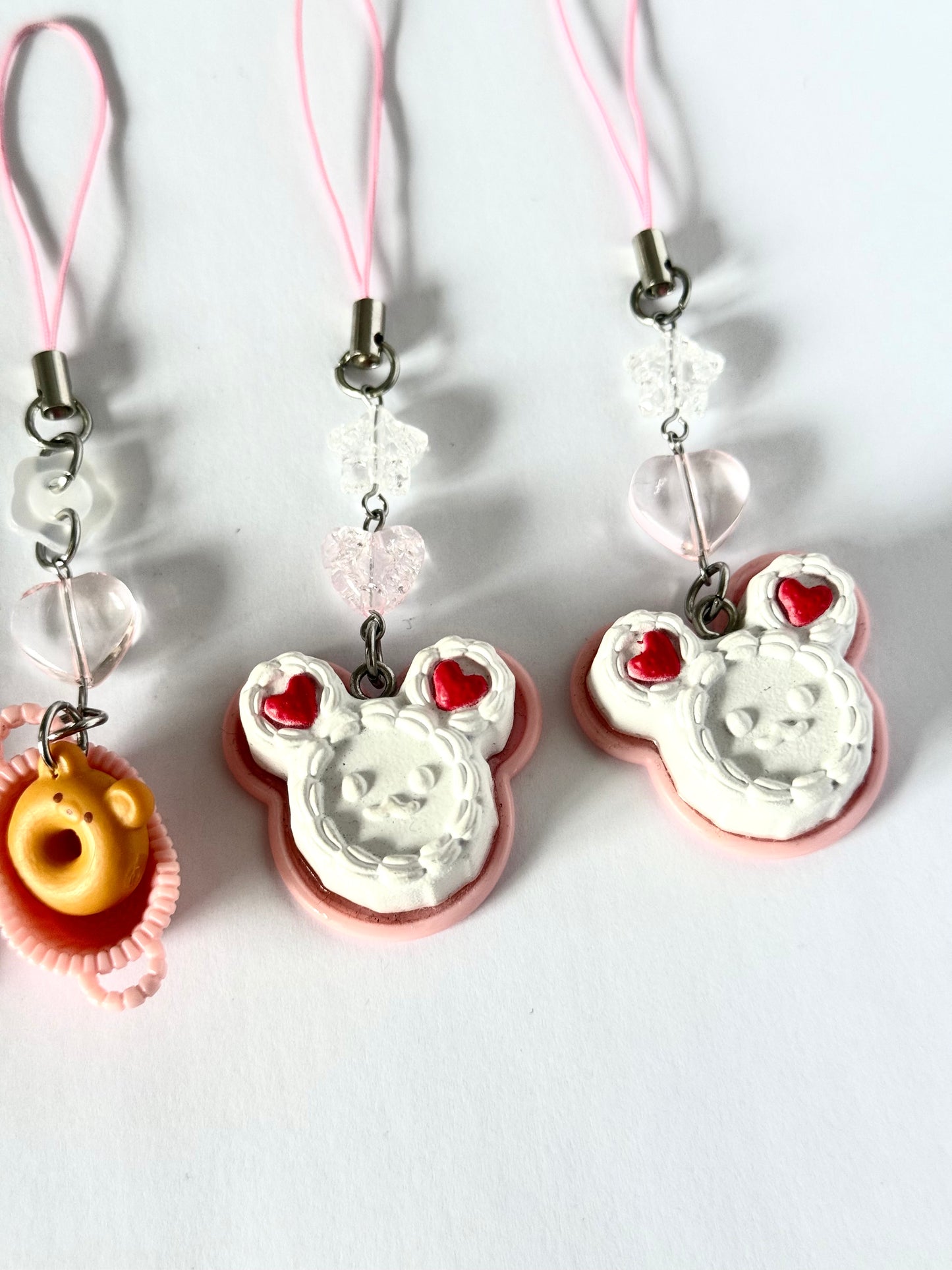 mini food phone charms